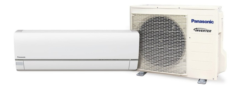 Ductless air conditioning unit and inverter